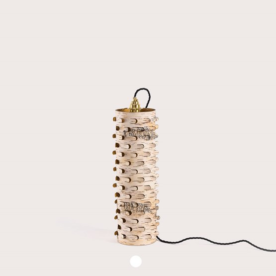 Lampe à poser SVETOCH (SS15) - Ecorce de bouleau - Design : Anastasiya Koshcheeva