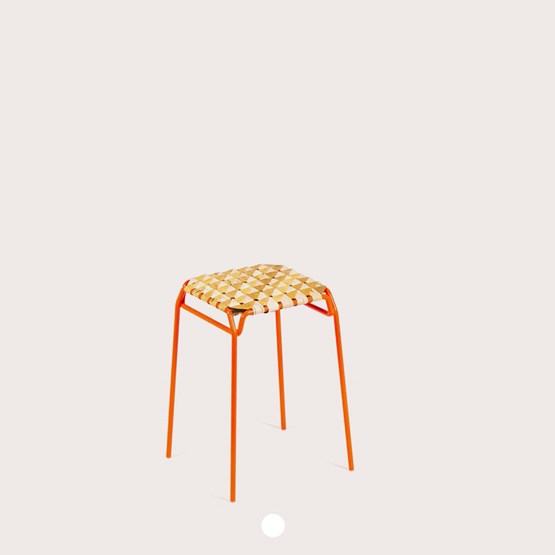 Tabouret TABURET   -  Orange Neon - Design : Anastasiya Koshcheeva