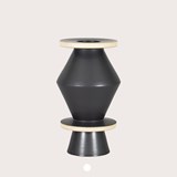 Vase 21/5 - black stoneware 4