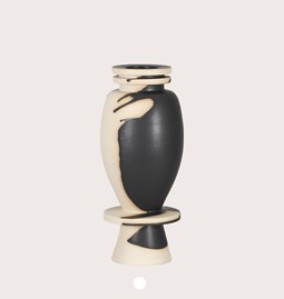 Vase 21/7 - two-tone stoneware