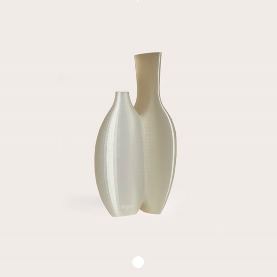 Vase DOUBLE VESSEL - Bio-plastique - Design : Argot Studio