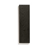 BEST plate - set of 3 long burned ash (black) plates - Dark Wood - Design : TU LAS 3