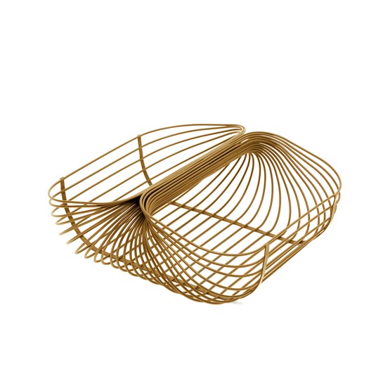 SUR LE FIL Basket - Gold  - Design : Brichet Ziegler