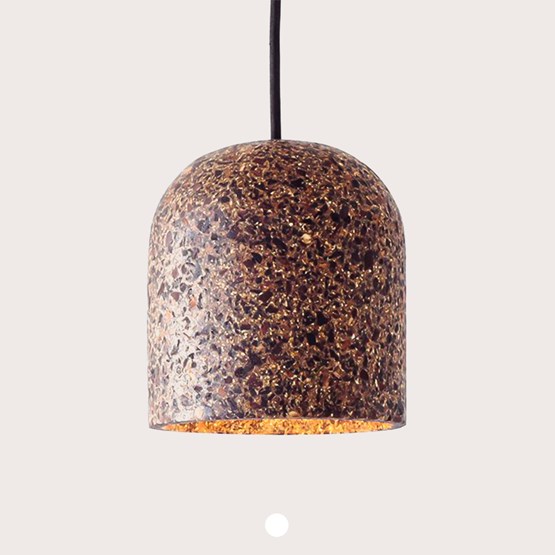 Roasted Orange Peel Lampshade - Design : Caracara collective