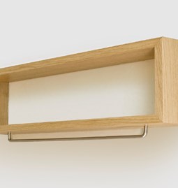 Shortboard wall shelf - Oak