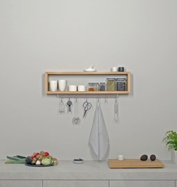 Shortboard wall shelf - Oak