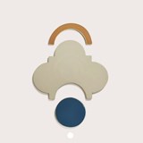 Dessous de plat CARO - Bleu/Jaune - Bleu - Design : Piama 7