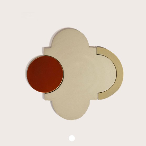 Dessous de plat CARO - Rouge/Vert - Design : Piama