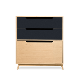 Chest of Drawers MOKA Color - Natural Oak / Anthracite