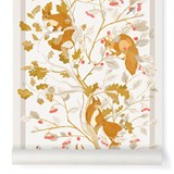 Casse-noisette Wallpaper - gold - Gold - Design : Little Cabari 2