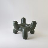 DIVINE - CROWN figurine - DARK GREEN - Green - Design : Mihails Staluns 2