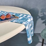 BLOCK WINDOW caucase tea towel - STRUCTURE capsule collection - Green - Design : KVP - Textile Design 6