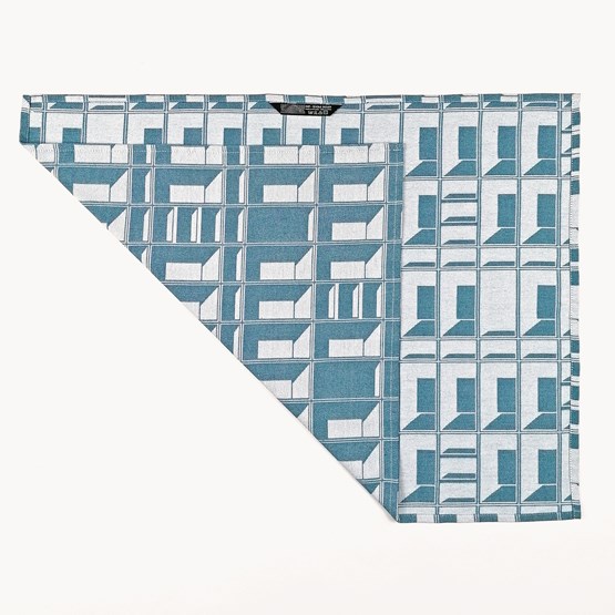 BLOCK WINDOW caucase tea towel - STRUCTURE capsule collection - Design : KVP - Textile Design