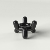 DIVINE CROWN figurine - BLACK - Black - Design : Mihails Staluns 2