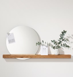 Miroir mural Oak 01 - Chêne naturel