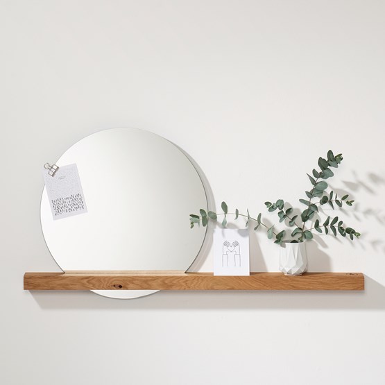 Oak 01 Wall Mirror - natural oak - Light Wood - Design : weld & co