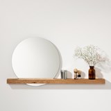 Oak 01 Wall Mirror - natural oak - Light Wood - Design : weld & co 6