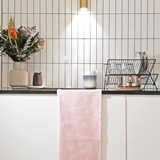 Essuie de vaisselle BLENDER nuée - Collection capsule STRUCTURE - Rose - Design : KVP - Textile Design 3