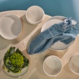 BLENDER caucase tea towel - STRUCTURE capsule collection - Blue - Design : KVP - Textile Design 4