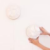 Lampe murale NEPTUNE 20 - Papier washi - Blanc - Design : Ammó 3