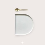 DEMI OVAL Plates - White - Design : Antoine Pillot 3