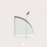 Assiette Quart de lune - Blanc - Design : Antoine Pillot 2