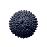 OSLO chunky knit pouf - Grey  - Grey - Design : Panapufa 3