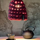 Scandinavian Bedside lampshade BOHO  - Grey - Design : Panapufa 3