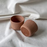 Fluted pot DRYADE - Sienne - Pink - Design : Foghar Studio 4