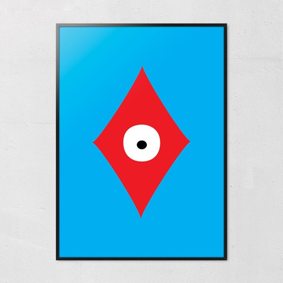 Pokerface Poster - DIAMONDS - Design : ICH&KAR