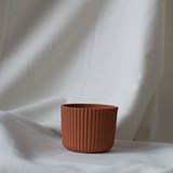 Pot cannelé DRYADE - Terracotta 2