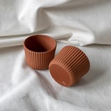 Pot cannelé DRYADE - Terracotta 4
