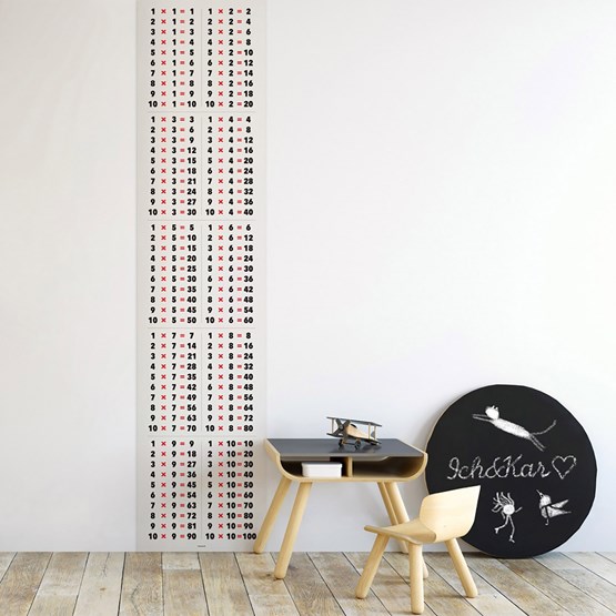 Multiplications wallpaper - Beige - Design : ICH&KAR