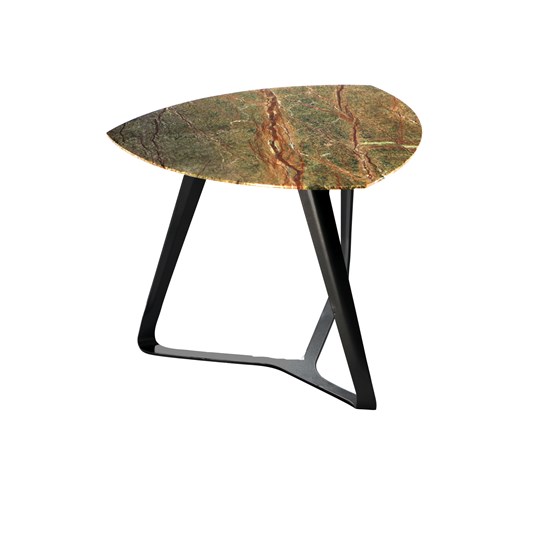 Table basse MO - Marbre vert - Design : Greyge