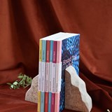 Paire de serre-livres  DRYADE - Sienne - Rose - Design : Foghar Studio 3