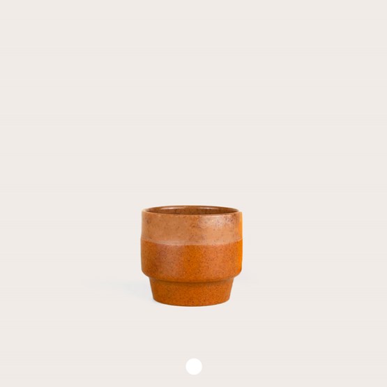 Tasse Orange - 250ml - upcycling d'agrume - Brun - Design : Repulp Design