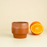 Tasse Orange - 250ml - upcycling d'agrume - Brun - Design : Repulp Design 5