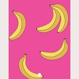 Wallpaper - Bananas - Design : Erostick 2