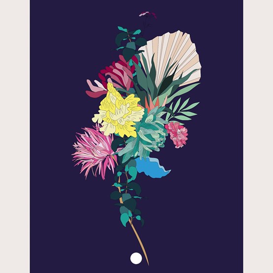 Wallpaper - Bouquet - Design : Erostick