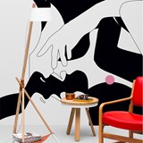 Wall Paper - Bisou Magique - Design : Erostick 5