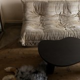 Coffee table Haricot - black stained 4