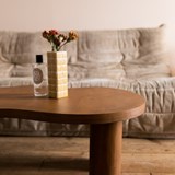 Table haricot - Teintée ambre - Bois foncé - Design : Little Anana 3