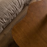 Coffee table Haricot - amber stained 7