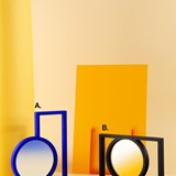 Miroir HALO - Forme B - PLA (acide polylactique) - Design : Valentin Lebigot 3