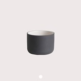 Cappuccino mug 130 ml | dark grey - Grey - Design : Archive Studio 2