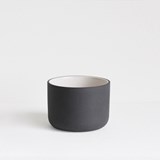 Cappuccino mug 130 ml | dark grey - Grey - Design : Archive Studio 3