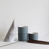Cappuccino mug 130 ml | teal - Blue - Design : Archive Studio 5