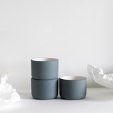 Cappuccino mug 130 ml | teal - Blue - Design : Archive Studio 6