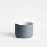 Cappuccino mug 130 ml | teal - Blue - Design : Archive Studio 3