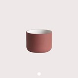 Cappuccino mug 130 ml | terracotta - Red - Design : Archive Studio 5